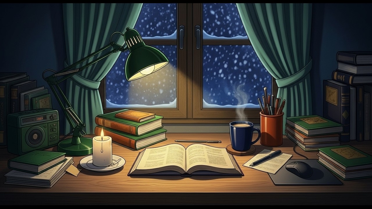 Winter Lofi Chillhop ❄️ Cozy Beats for Late-Night Study & Focus