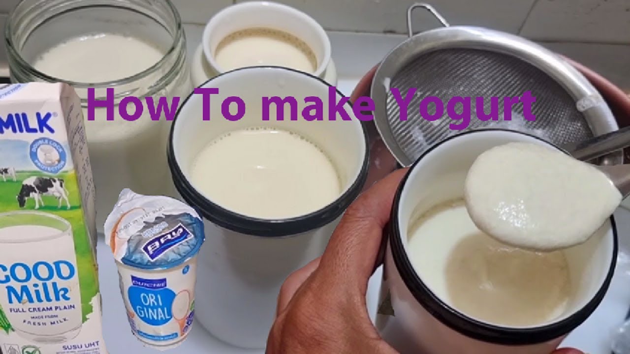 របៀបធ្វើយ៉ាអួរនៅផ្ទះ [How to make yogurt at home]
