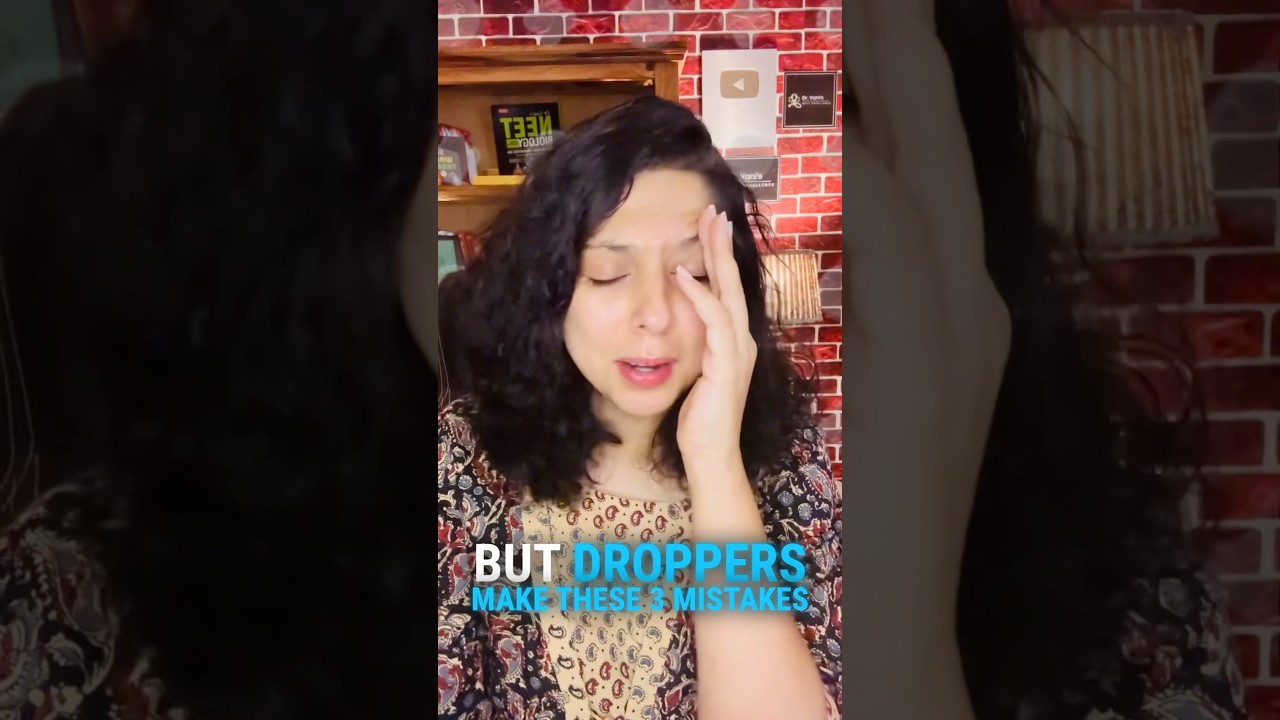 &ldquo;Droppers FAIL Because of This (Hard Truth)&rdquo; Dr. Vani Sood