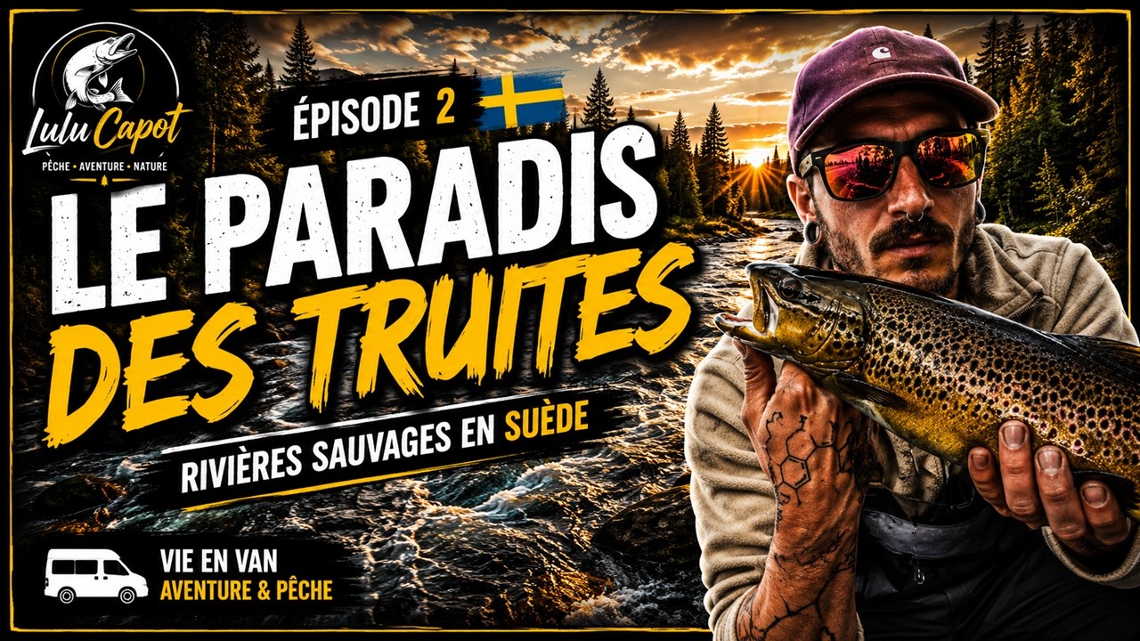 Pêche en Suède 🇸🇪 Road Trip. ( Énorme truite, élan…) Épisode 2.