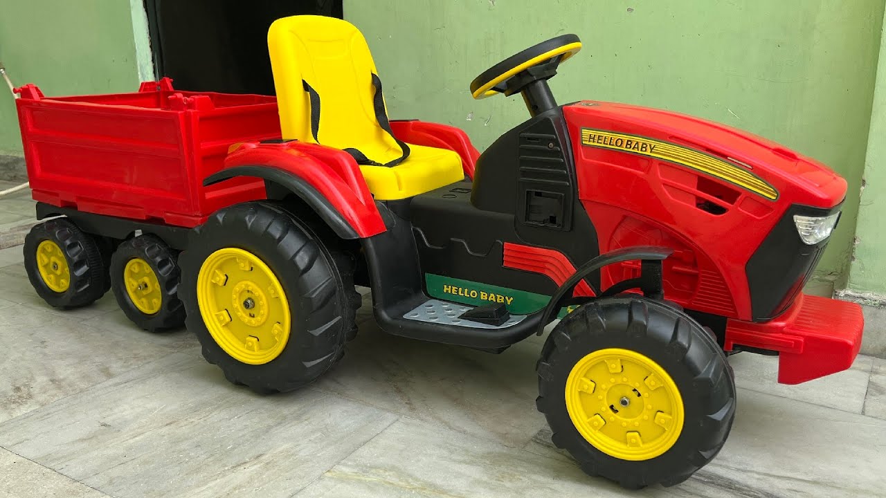RC John Deere Tractor Unboxing & Testing | Ride on Farmer Tractor 🔥🔥