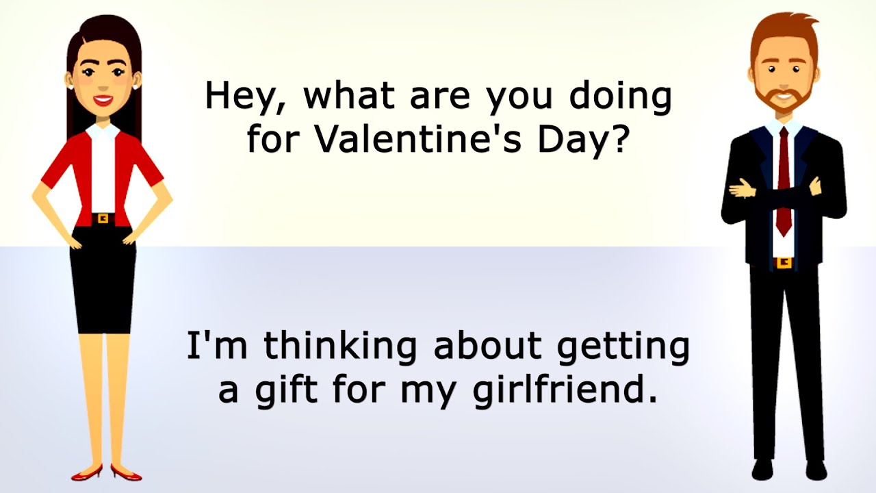 Learn English through Valentine's Day Conversations - Listening And Speaking Practice