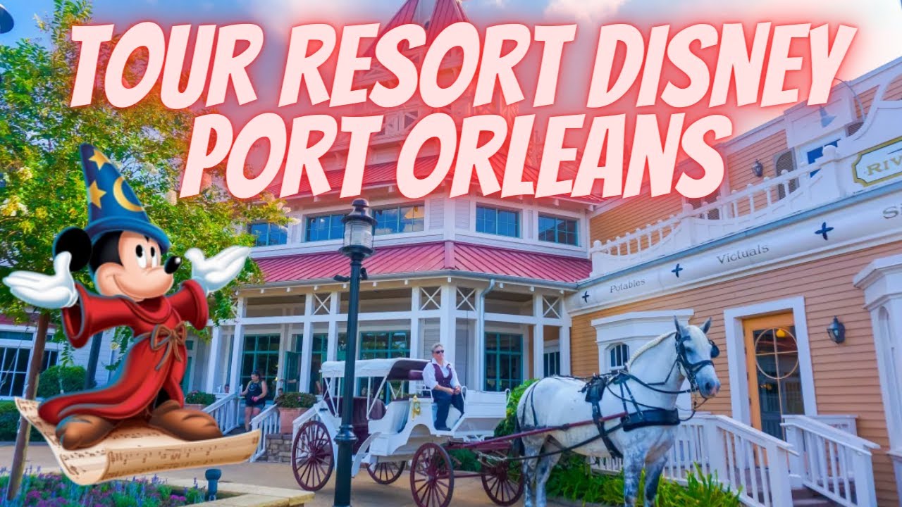 Passeio Barco Disney Springs | Tour Hotel Tematico Disney Orlando | Hotel Resort Disney Port Orleans