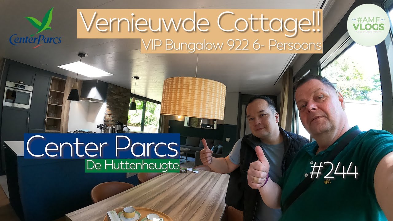 VERNIEUWDE 6-PERSOONS VIP COTTAGE | NUMMER 922 |CENTER PARCS DE HUTTENHEUGTE |VLOG 244