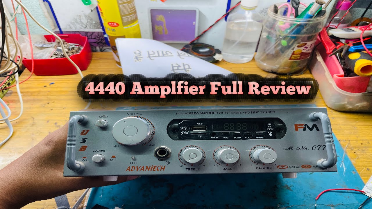 4440 Double ic Amplifier Full Unboxing & Review 