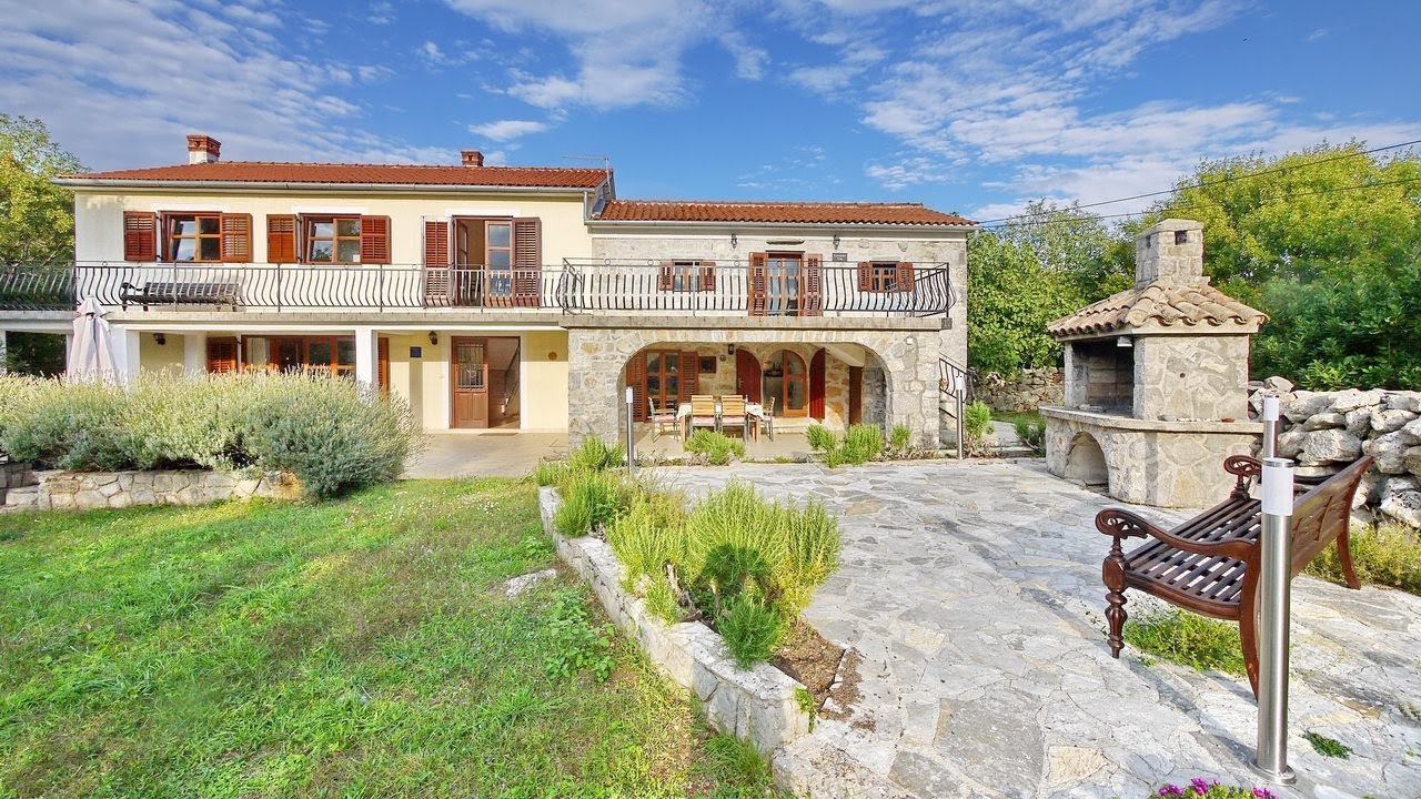 Croatia, Krk. Renewed stone house with large yard - sale.