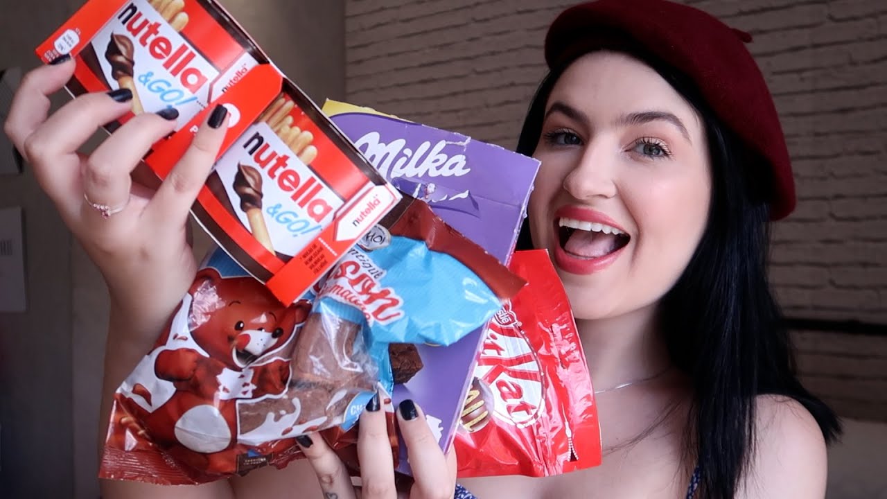 ASMR - PROVANDO DOCES DIFERENTES!