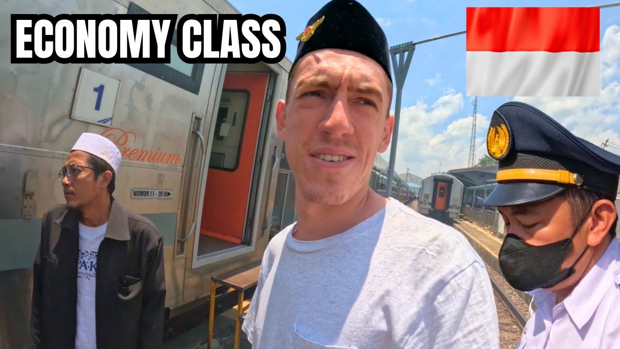 Первый опыт поездки в самом низком классе поезда в Индонезии🇮🇩