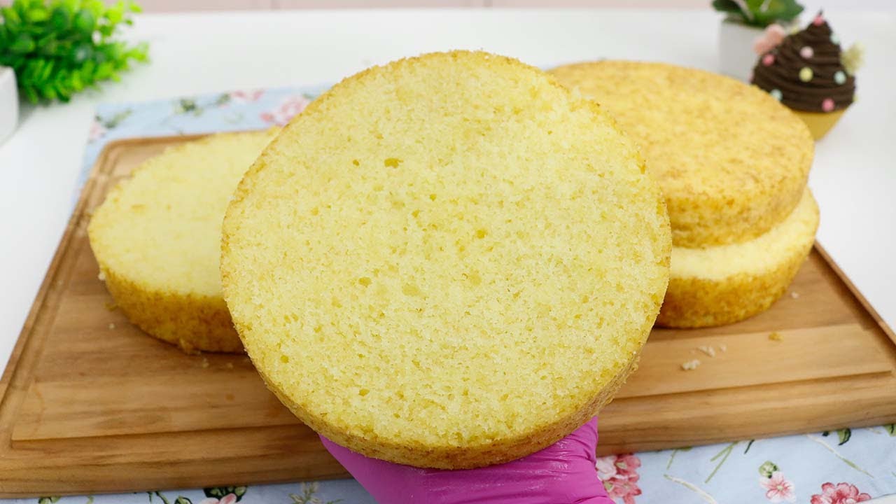 MASSA AMANTEIGADA PARA BOLO DE ANIVERSÁRIO PERFEITA 2023 | SUPER ÚMIDA 😍