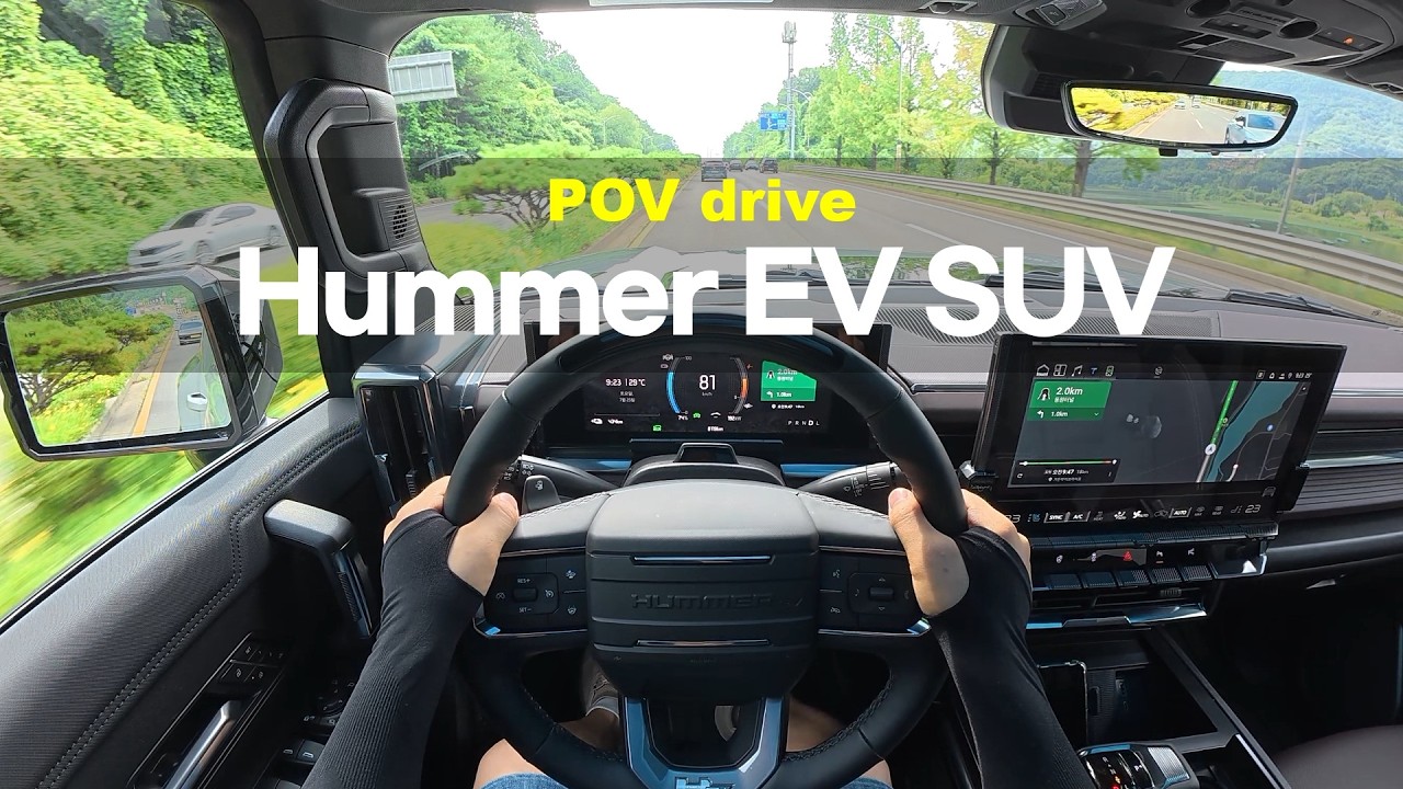 2026 GMC Hummer EV SUV POV drive