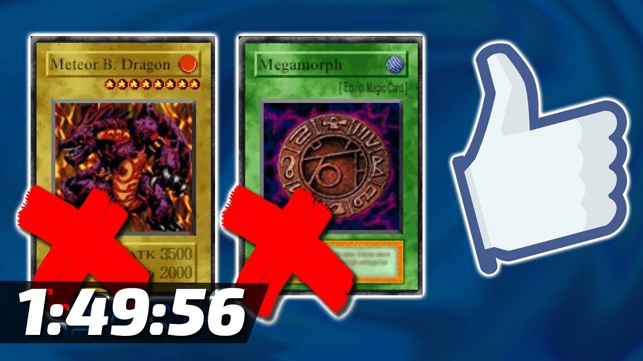 KEIN MEGAMORPH, KEIN PROBLEM • 1:49:56 • Yu-Gi-Oh! Forbidden Memories 15-card Speedrun