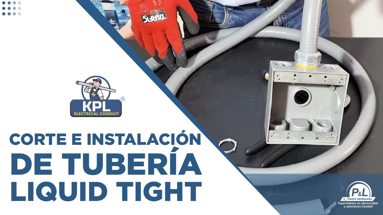 COMO REALIZAR El corte y la instalación de la tubería flexible Conduit pesada