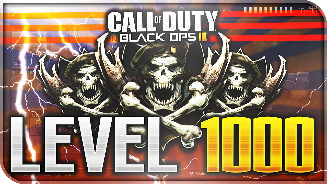 LEVEL 1000 SECRETS! - How to Get LEVEL 1000! Rank Up Fast (Black Ops 3 Tips & Tricks)