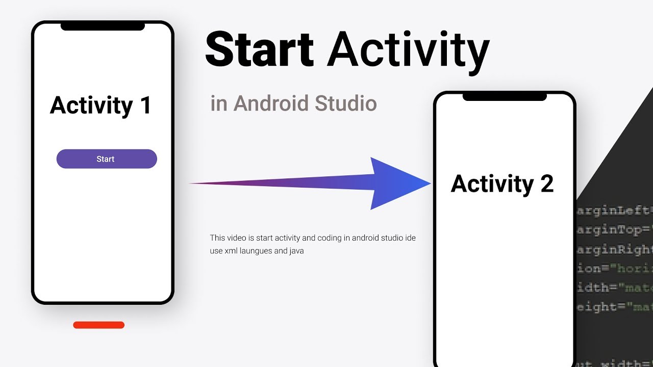 how to start activity in android studio using intent