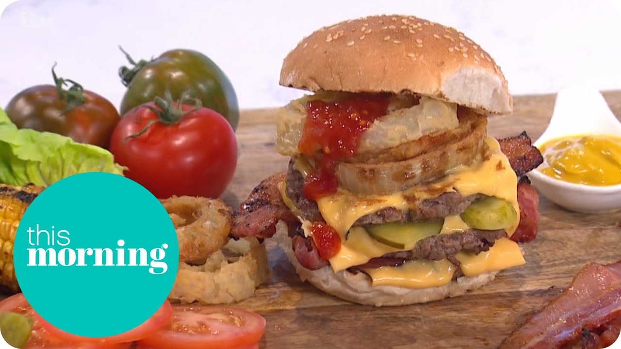 Phil Vickery's Triple-Decker Burger | This Morning