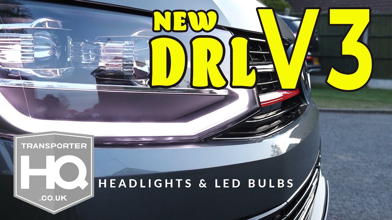 Фары T6 версии 3 DRL и светодиодные лампы | Transporter HQ