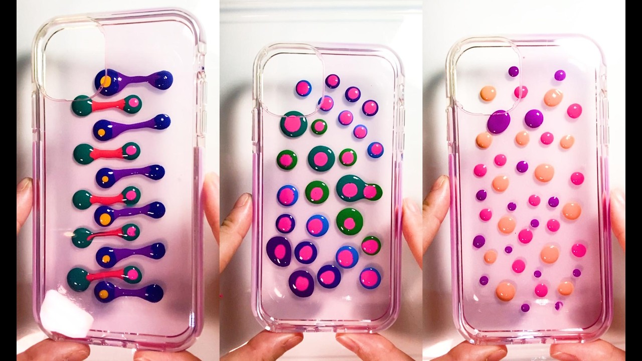 Creative & Satisfying Phone Case Design ✨ | Painting for Relaxation