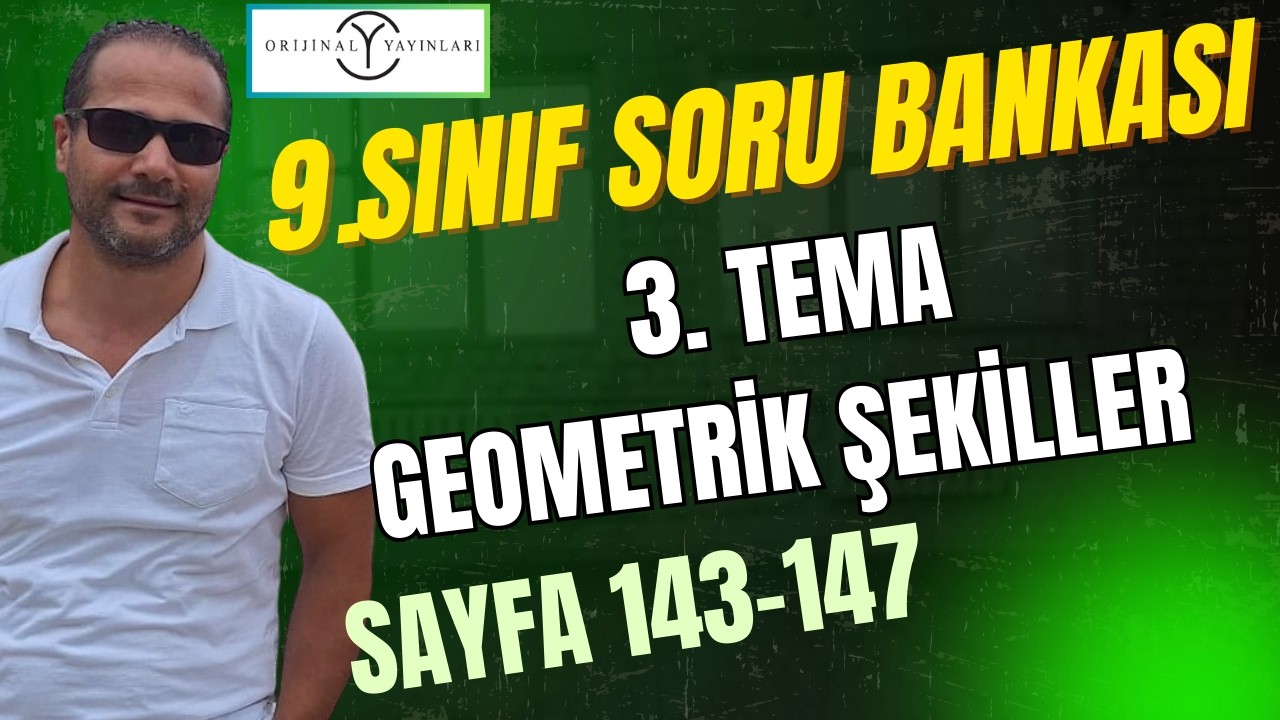 9.SINIF ORİJİNAL MATEMATİK SORU BANKASI ÇÖZÜMLERİ 2026| SAYFA :143-147 #orijinalmatematik #matematik