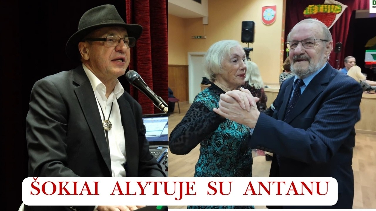 Šokiai Alytuje su Antanu Morkeliūnu