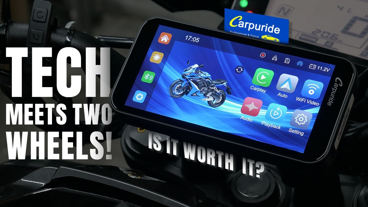 Carpuride W603D Setup & Review | Smart Motorcycle Screen with CarPlay + Android Auto