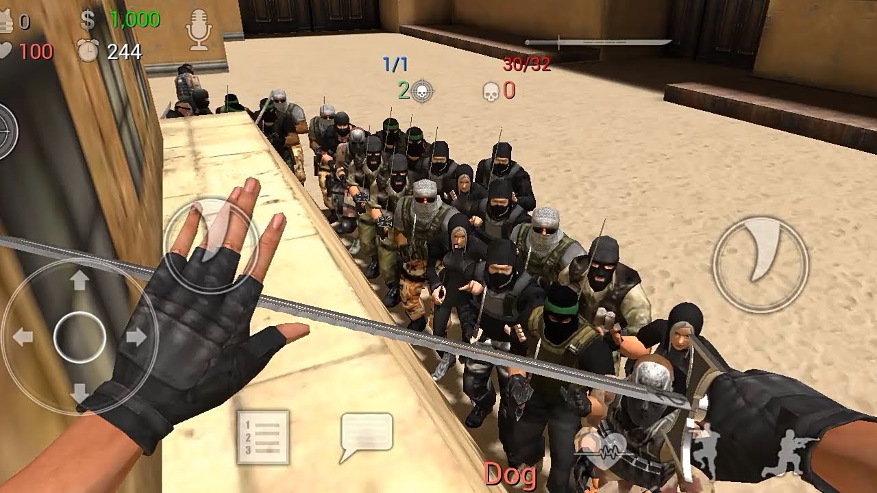Sfg 2 Special forces group 2| knife mode 1 vs 32 map factory 