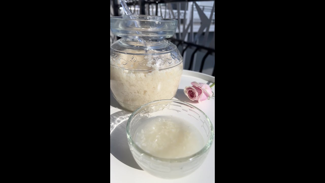 Домашнее сладкое ферментированное рисовое вино 🍶 ​​3 ингредиента: сладкий рис, дрожжи и вода