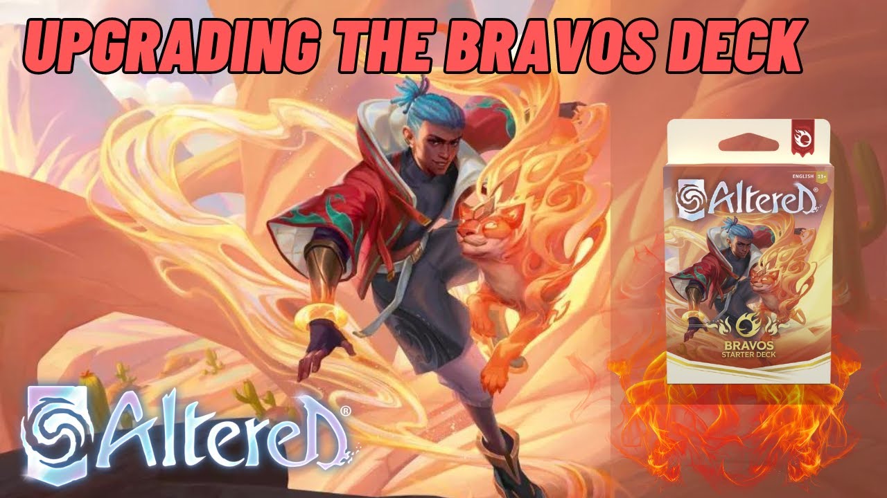 Обзор стартового набора Altered TCG Bravos