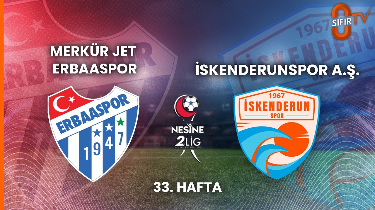 MERK&Uuml;R JET ERBAASPOR - İSKENDERUNSPOR