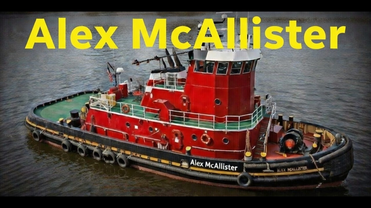 Exploring Alex McAllister Tugboat from Above | Port Liberty Bayonne | Drone