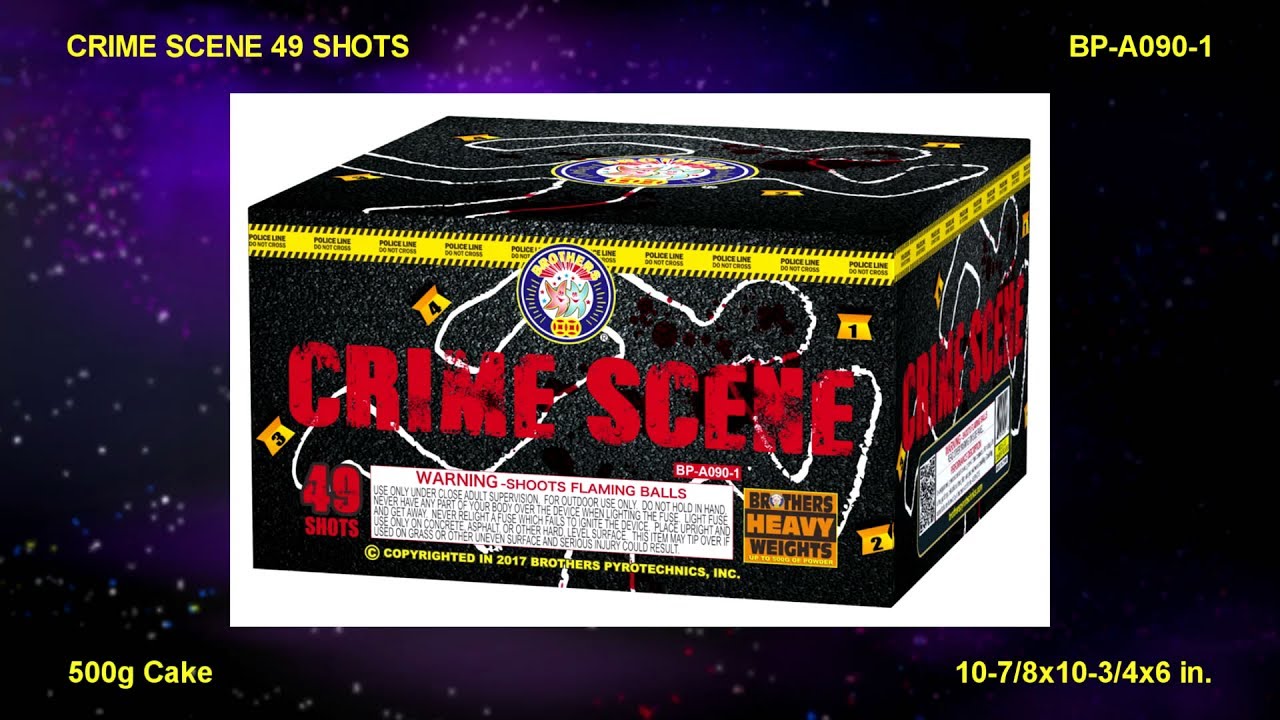 BP-A090-1 Crime Scene 49 shots / Brothers Heavy Weights Cake