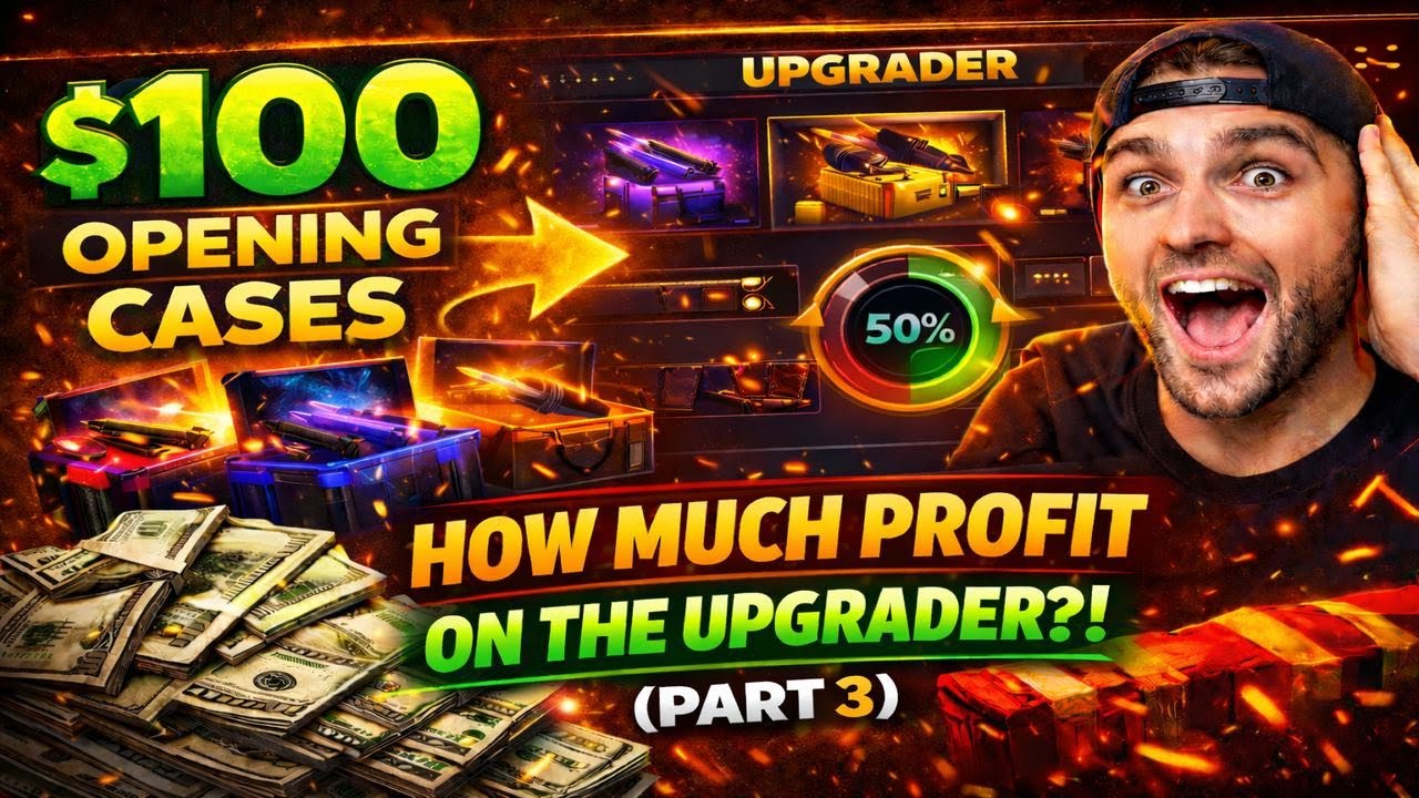 Opening 100 Dollars Worth of Cases To See How Much Profit We Can Get On The Upgrader!!! (Part 3)