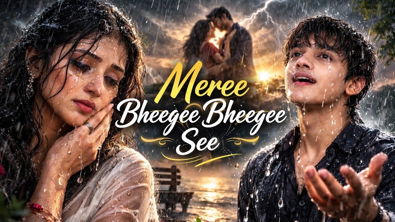 Mere Bheege Bheege Se | Sad Love Song 2026 | Heart Touching Hindi Song 💔 | romantic song #song #sad 