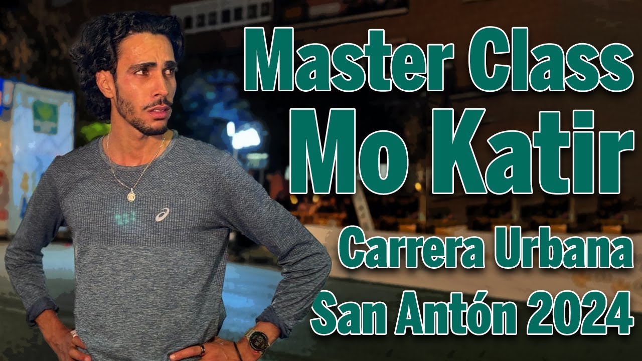 Mo Katir da una Master Class en la Carrera Noche de San Antón 2024