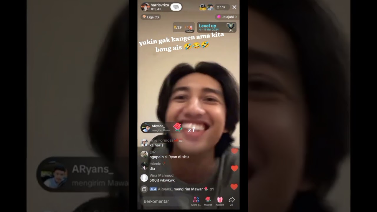 Harris Vriza, Teuku Ryan dan Rey Bong live tiktok #livetiktok #liveinstagram