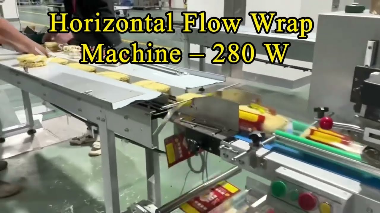 SZ-280W | 6 Servo Horizontal Flow Wrap Packing Machine