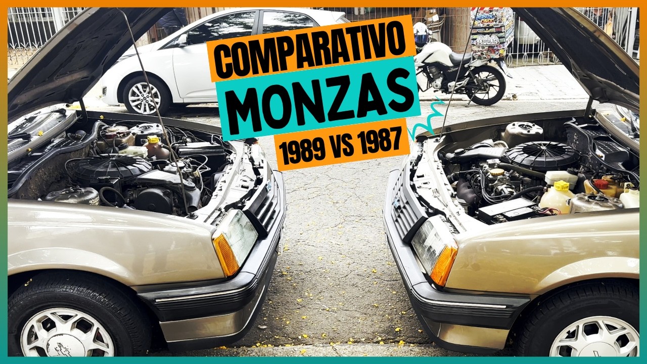 Comparando GERA&Ccedil;&Otilde;ES: Monza 87 vs 89