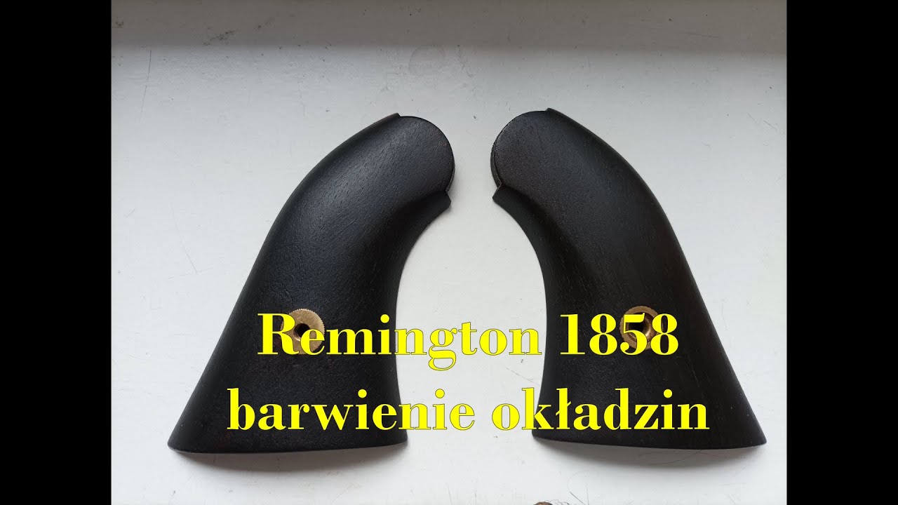 Remington 1858 barwienie okładzin