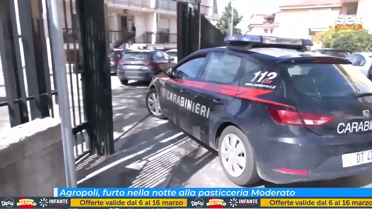 Agropoli, furto nella notte alla pasticceria Moderato