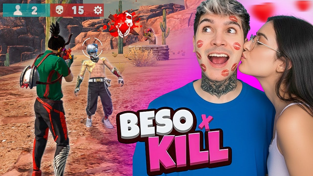 BESO POR KILL CON MI DUA MICHELADA en FREE FIRE💋👺