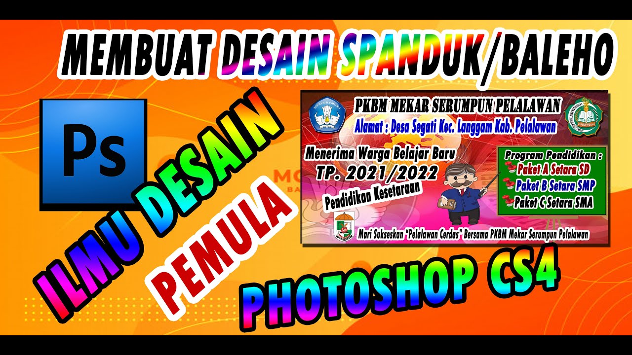 Cara Membuat Desain Spanduk Di Photoshop CS4