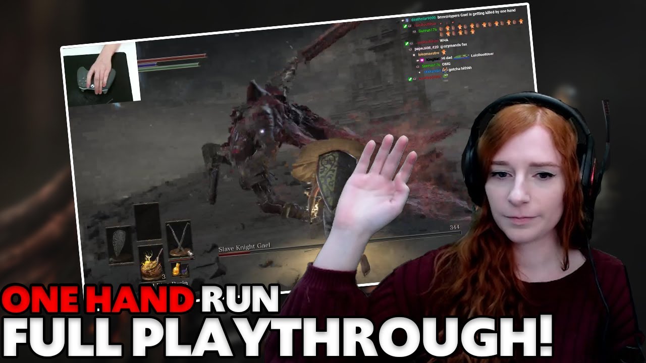 I Beat Dark Souls 3 With One Hand (Full Playthrough)