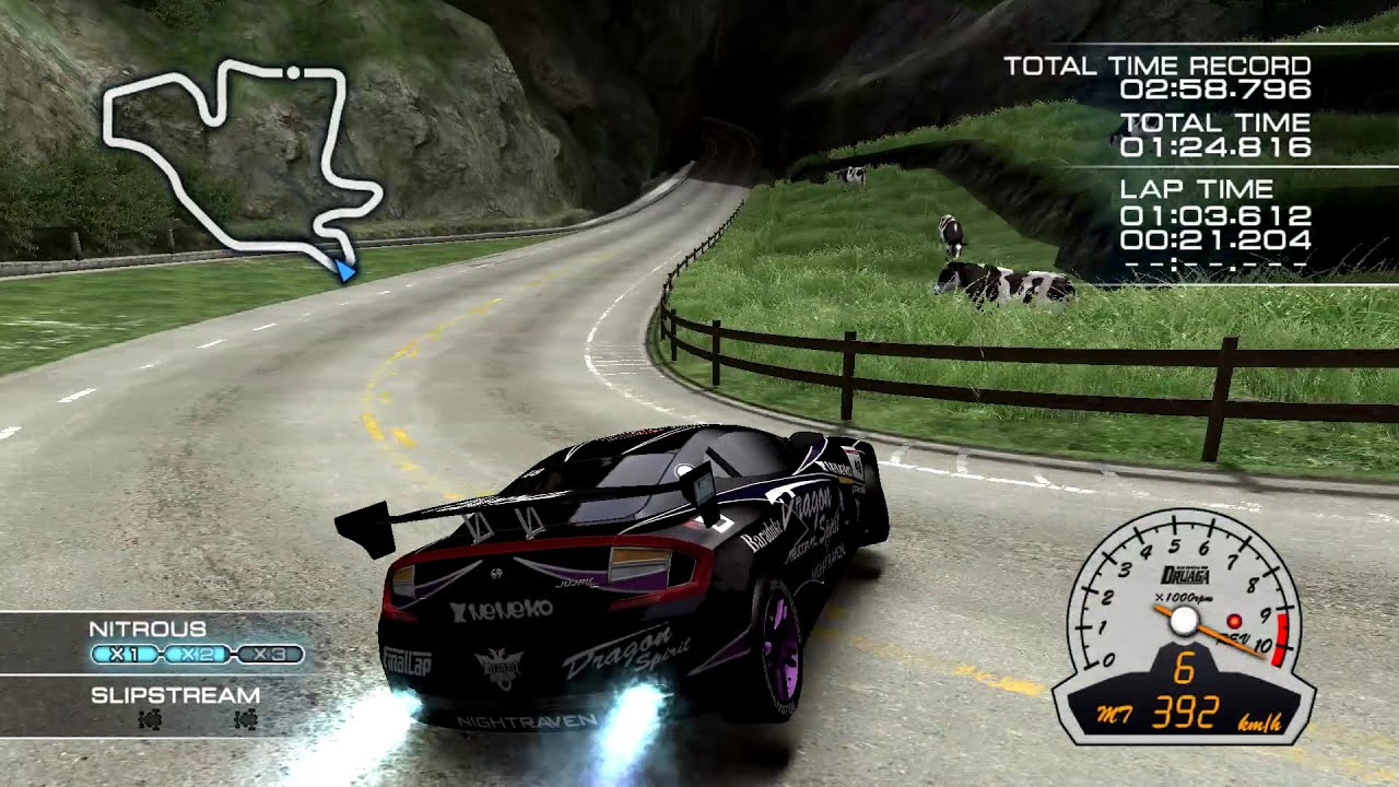 Ridge Racer 7 Time Attack Highland Cliffs (Jujak)