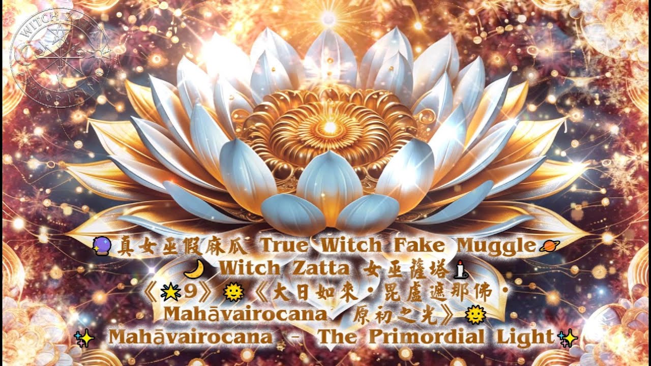 《🌟9》🌞《大日如來・毘盧遮那佛・Mahāvairocana｜原初之光》🌞✨ Mahāvairocana – The Primordial Light✨
