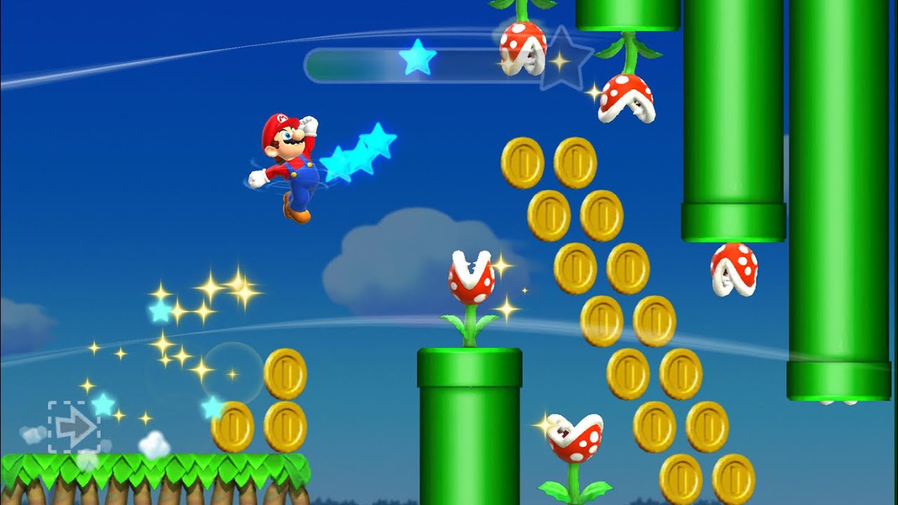Super Mario Run - WORLD 5-3 (Boohind Lock and Key) - Gameplay (Tour, Rally, Remix, Bonus Game)