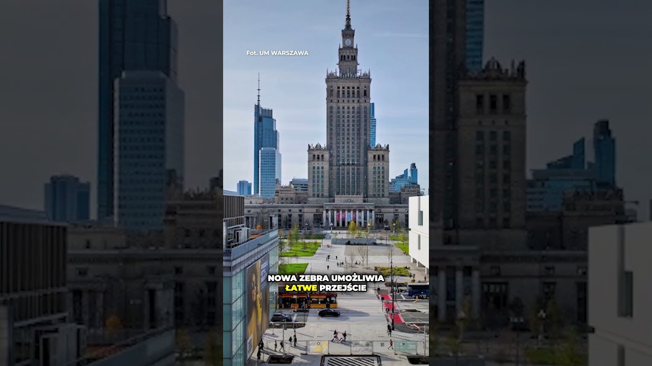 NOWE PRZEJŚCIE DLA PIESZYCH W WARSZAWIE