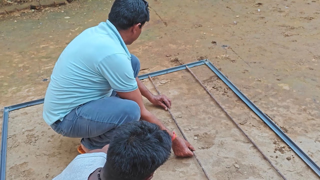 Papa Ji Aur Chacha Ji Ne Milkar Banaya Ghar Ka Gate🚪