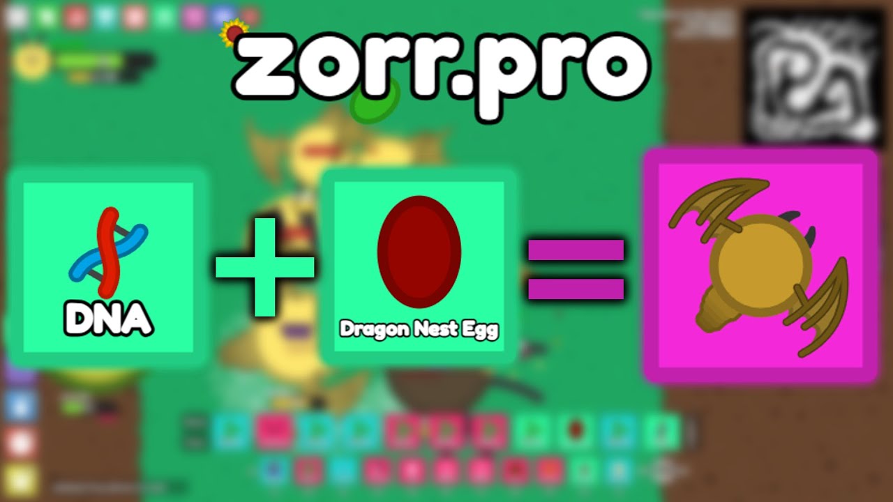 [ZORR.PRO] SUPER DNA + SUPER DRAGON NEST = OMEGA DRAGON EGG *OP*