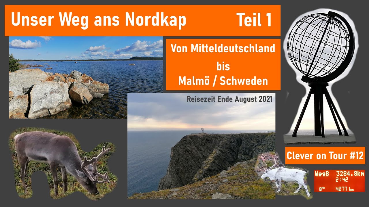 Unser Weg ans Nordkap 2021, Teil 1 bis Malmö/Schweden. #kastenwagen #nordkap #van #wohnmobil #tour