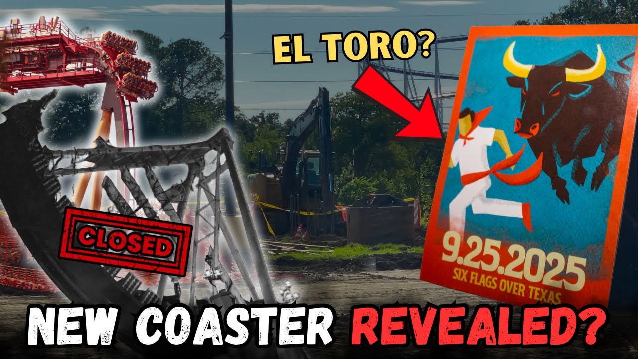 Six Flags Over Texas ЗАКРЫВАЕТ этот аттракцион НАВСЕГДА. |НОВЫЕ ГОРКИ|