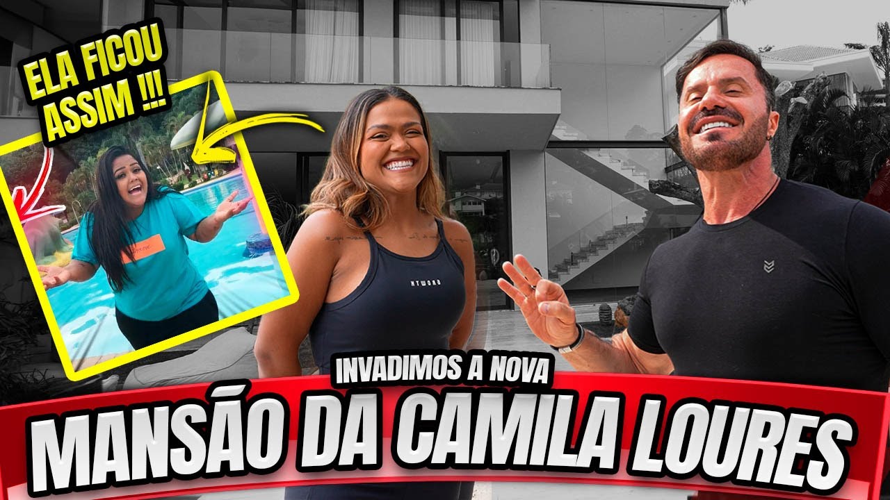 INVADIMOS A NOVA MANSÃO DA CAMILA LOURES - NOVO PROJETO COM CARIANI
